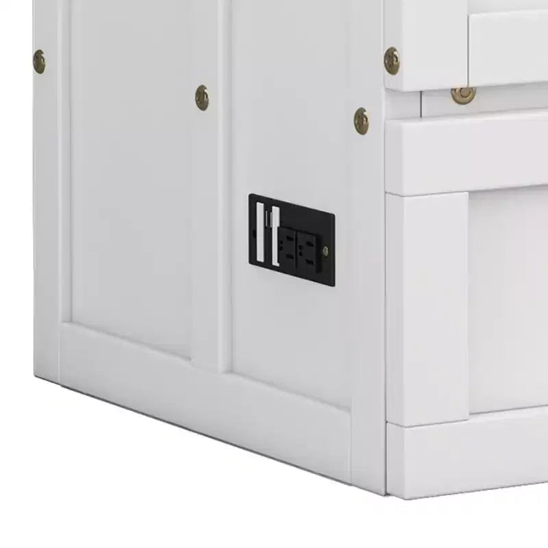 Lit escamotable grand lit/queen-size avec grand tiroir de rangement, lit armoire en bois avec station de recharge, lit mural pliant pour petit espace