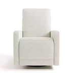Fauteuil inclinable motorisé Storkcraft Kyoto Deluxe pour chambre d'enfant avec fonction pivotante, mécanisme de glisse et deux ports de chargement USB