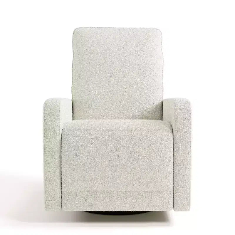 Fauteuil inclinable motorisé Storkcraft Kyoto Deluxe pour chambre d'enfant avec fonction pivotante, mécanisme de glisse et deux ports de chargement USB