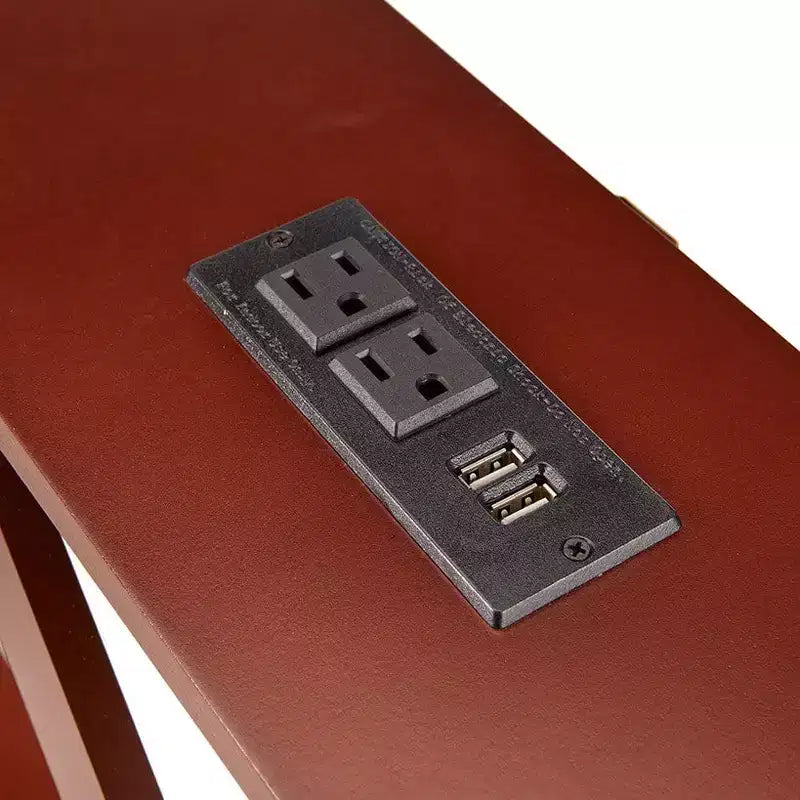 La console étroite Lakeside Collection avec prise intégrée 33H -