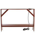 La console étroite Lakeside Collection avec prise intégrée 33H -