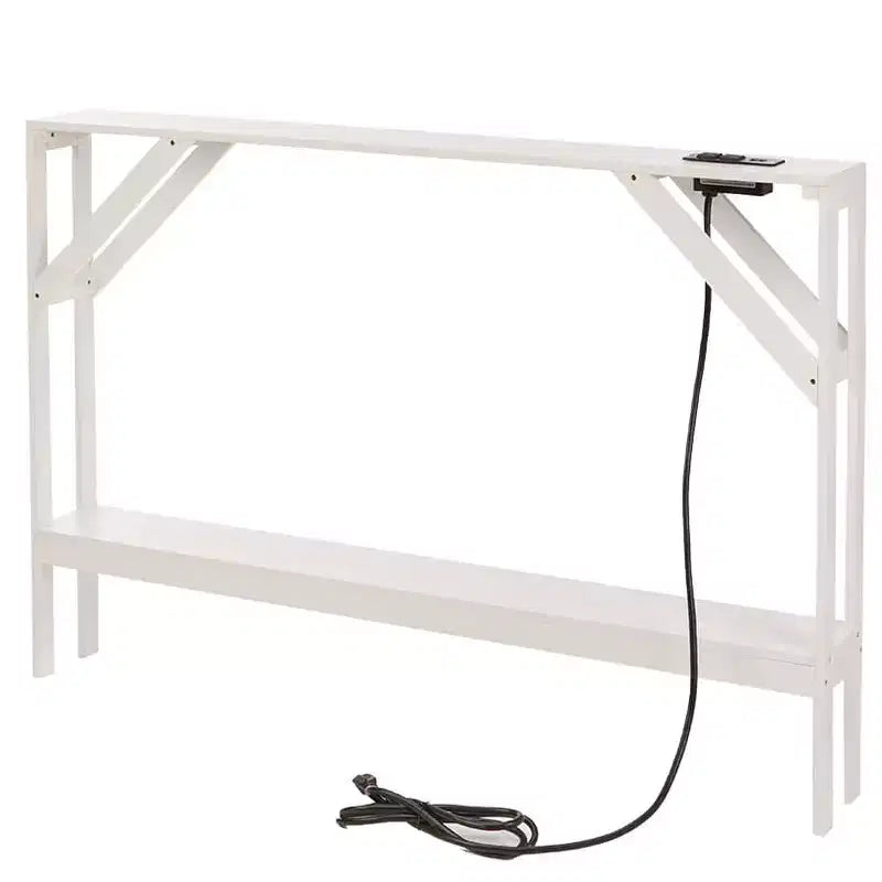 La console étroite Lakeside Collection avec prise intégrée 33H -