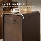 Table de chevet Georg Mid-century Modern 66 cm de haut, 1 tiroir, lot de 2 |ARTFUL LIVING DESIGNS