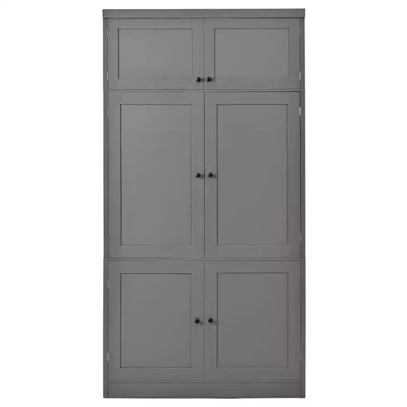 Whisen 80.1'' Meuble de rangement autoportant pour cuisine, buffets, grand placard de rangement