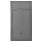 Whisen 80.1'' Meuble de rangement autoportant pour cuisine, buffets, grand placard de rangement
