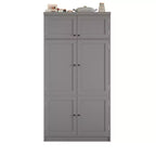 Whisen 80.1'' Meuble de rangement autoportant pour cuisine, buffets, grand placard de rangement