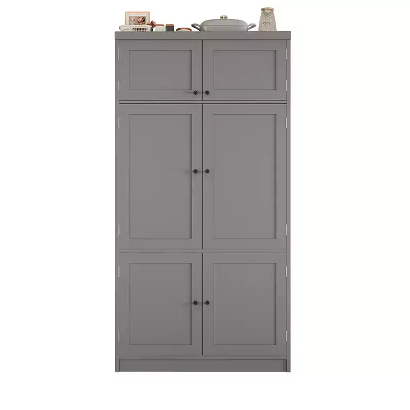 Whisen 80.1'' Meuble de rangement autoportant pour cuisine, buffets, grand placard de rangement