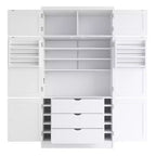 Whisen 80.1'' Meuble de rangement autoportant pour cuisine, buffets, grand placard de rangement