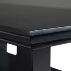 Table d'appoint étroite de style transitionnel en bois massif, largeur 14 pouces, modèle Normandy