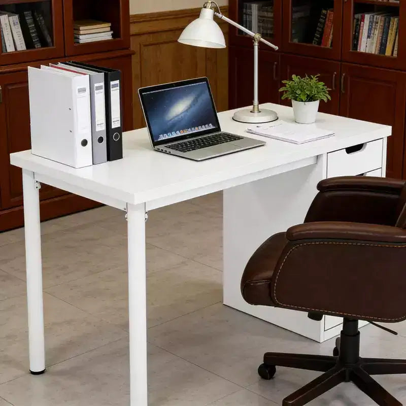 GDFStudio Elinor Classic 47 Bureau informatique avec 5 tiroirs