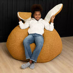 Raven-Symon Home HopSeat fauteuil poire ovale lapin avec oreilles