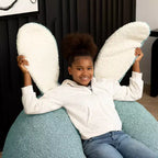 Raven-Symon Home HopSeat fauteuil poire ovale lapin avec oreilles