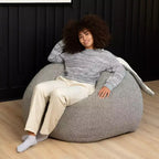 Raven-Symon Home HopSeat fauteuil poire ovale lapin avec oreilles