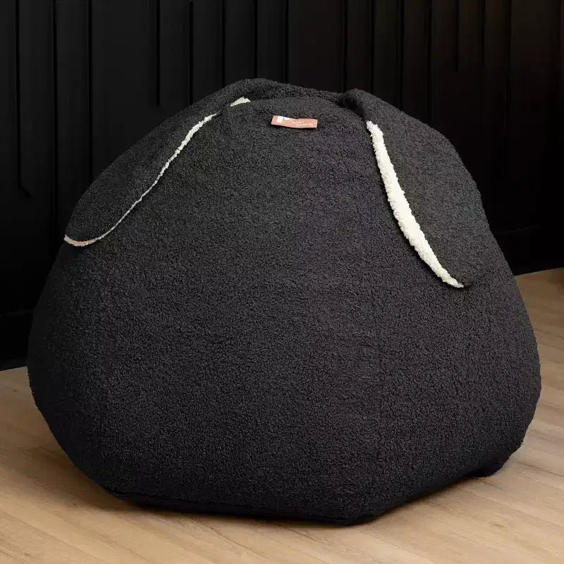 Raven-Symon Home HopSeat fauteuil poire ovale lapin avec oreilles