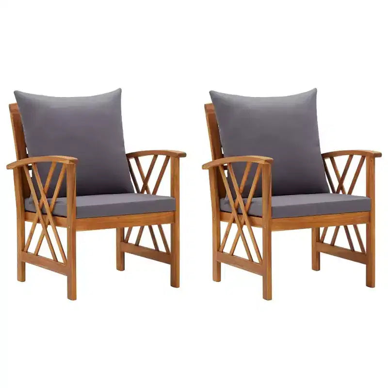 vidaXL Table d'appoint Huile Naturel Bois d'Acacia Massif Meuble de Jardin Patio Extérieur