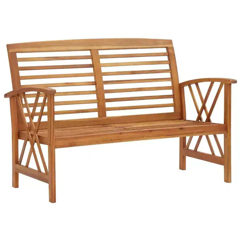 vidaXL Table d'appoint Huile Naturel Bois d'Acacia Massif Meuble de Jardin Patio Extérieur