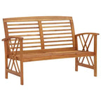 vidaXL Table d'appoint Huile Naturel Bois d'Acacia Massif Meuble de Jardin Patio Extérieur