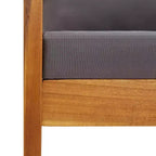 vidaXL Table d'appoint Huile Naturel Bois d'Acacia Massif Meuble de Jardin Patio Extérieur