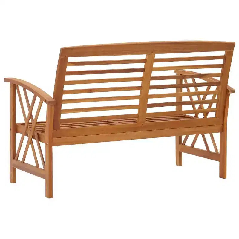 vidaXL Table d'appoint Huile Naturel Bois d'Acacia Massif Meuble de Jardin Patio Extérieur