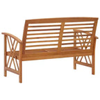 vidaXL Table d'appoint Huile Naturel Bois d'Acacia Massif Meuble de Jardin Patio Extérieur