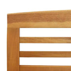 vidaXL Table d'appoint Huile Naturel Bois d'Acacia Massif Meuble de Jardin Patio Extérieur
