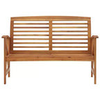 vidaXL Side Table Oil Natural Solid Acacia Wood Garden Furniture Outdoor Patio