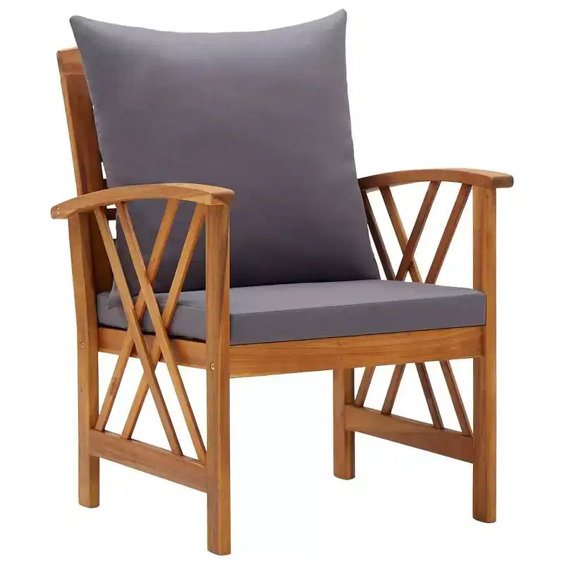 vidaXL Table d'appoint Huile Naturel Bois d'Acacia Massif Meuble de Jardin Patio Extérieur