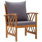 vidaXL Table d'appoint Huile Naturel Bois d'Acacia Massif Meuble de Jardin Patio Extérieur