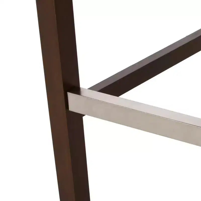 Lot de 2 tabourets de bar modernes de 76 cm avec dossier, tabourets de bar rembourrés avec repose-pieds en métal pour îlot de cuisine ou bar à domicile - Panipeachy