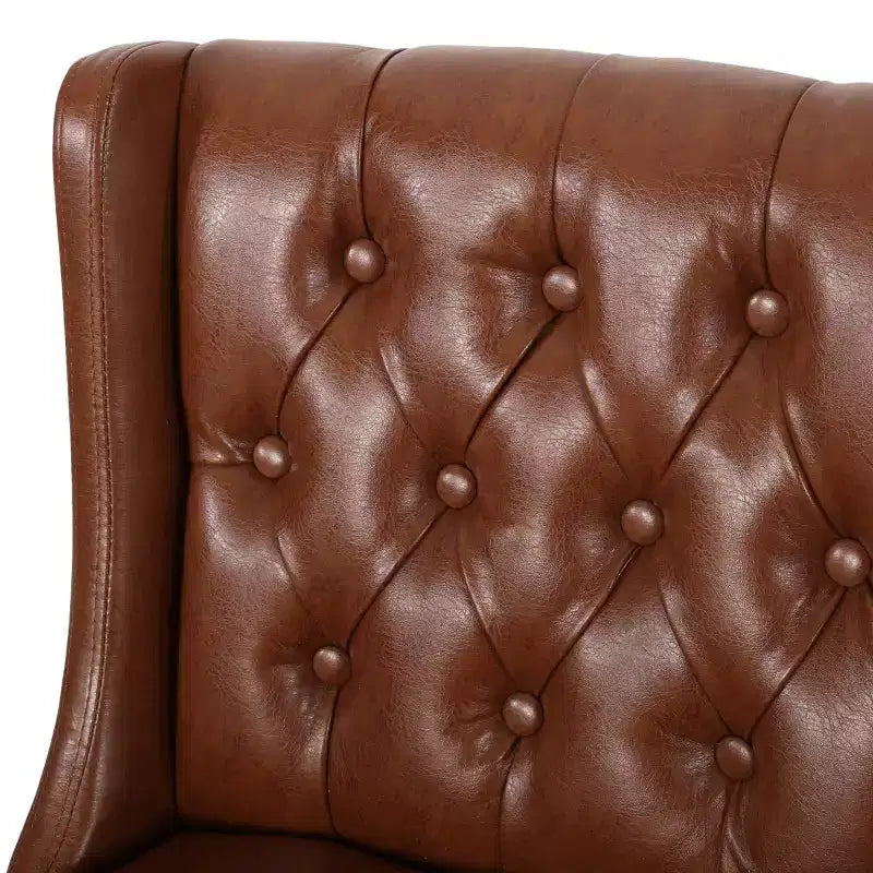 Lot de 2 tabourets de bar modernes de 76 cm avec dossier, tabourets de bar rembourrés avec repose-pieds en métal pour îlot de cuisine ou bar à domicile - Panipeachy