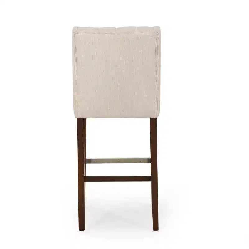 Lot de 2 tabourets de bar modernes de 76 cm avec dossier, tabourets de bar rembourrés avec repose-pieds en métal pour îlot de cuisine ou bar à domicile - Panipeachy