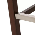 Lot de 2 tabourets de bar modernes de 76 cm avec dossier, tabourets de bar rembourrés avec repose-pieds en métal pour îlot de cuisine ou bar à domicile - Panipeachy