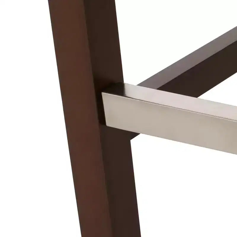 Lot de 2 tabourets de bar modernes de 76 cm avec dossier, tabourets de bar rembourrés avec repose-pieds en métal pour îlot de cuisine ou bar à domicile - Panipeachy