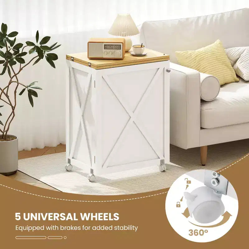 Table de couture pliante Costway avec étagère de rangement au design compact, 2 tiroirs et 18 chevilles