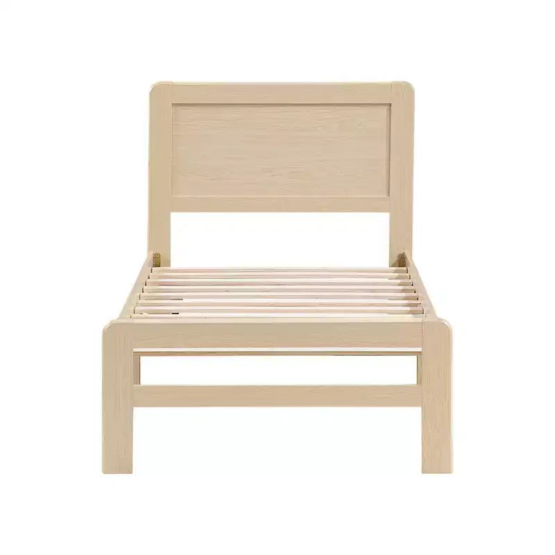Lit plateforme contemporain en bois Nolan GDFStudio avec tête de lit