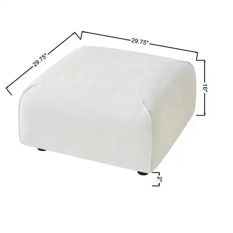 Christopher Knight Home Philomena, pouf carré moderne rembourré