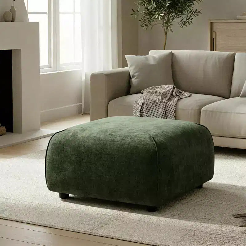 Christopher Knight Home Philomena, pouf carré moderne rembourré