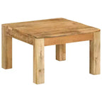 vidaXL Table basse Bois de récupération massif multicolore