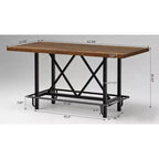 Table de bar, Table de bar de pub de ferme hauteur comptoir (sans repose-pieds)