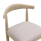 Christopher Knight Home Nyra Tabourets de bar rembourrés en bois d'hévéa de style Mid-Century (Lot de 2)
