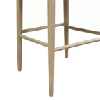 Christopher Knight Home Nyra Tabourets de bar rembourrés en bois d'hévéa de style Mid-Century (Lot de 2)