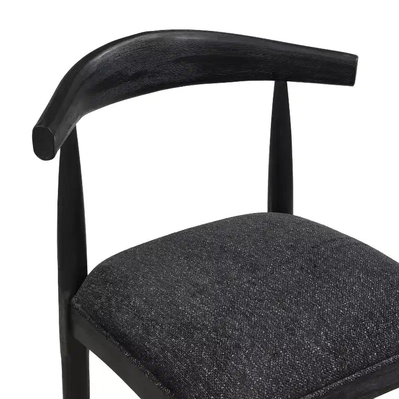Christopher Knight Home Nyra Tabourets de bar rembourrés en bois d'hévéa de style Mid-Century (Lot de 2)
