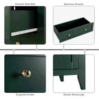 Commode haute en bois à 5 tiroirs, tiroirs profonds modernes avec poignées en métal, commode de rangement polyvalente pour chambre à coucher, entrée, couloir