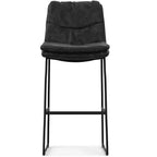 Tabouret de bar Thalia Mid-Century (lot de 2) en similicuir végane