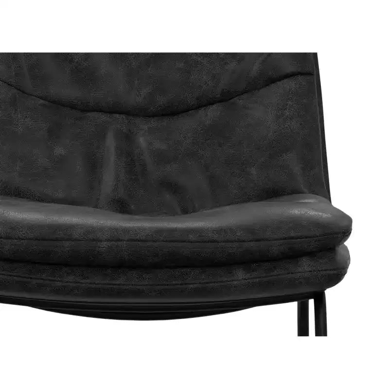 Tabouret de bar Thalia Mid-Century (lot de 2) en similicuir végane