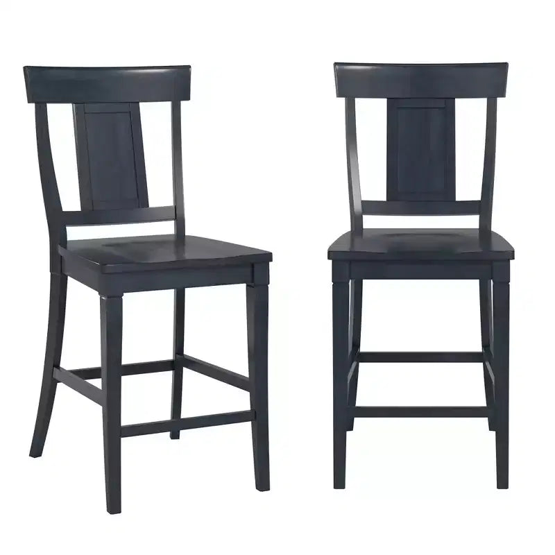 Tabourets de comptoir Arbor Hill avec dossier en panneau - Lot de 2 - iNSPIRE Q