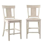 Tabourets de comptoir Arbor Hill avec dossier en panneau - Lot de 2 - iNSPIRE Q