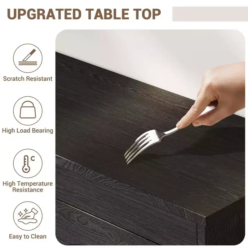 CuisinSmart Armoire de Garde-Manger avec Station de Charge, Meuble de Cuisine de 180 cm avec Portes Vitrées, Grande Armoire de Rangement de Cuisine avec Étagère Supérieure