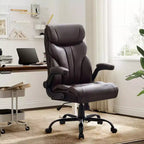 Chaise de bureau, fauteuil de direction ergonomique en cuir avec repose-pieds, grande taille, 227 kg