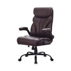 Chaise de bureau, fauteuil de direction ergonomique en cuir avec repose-pieds, grande taille, 227 kg